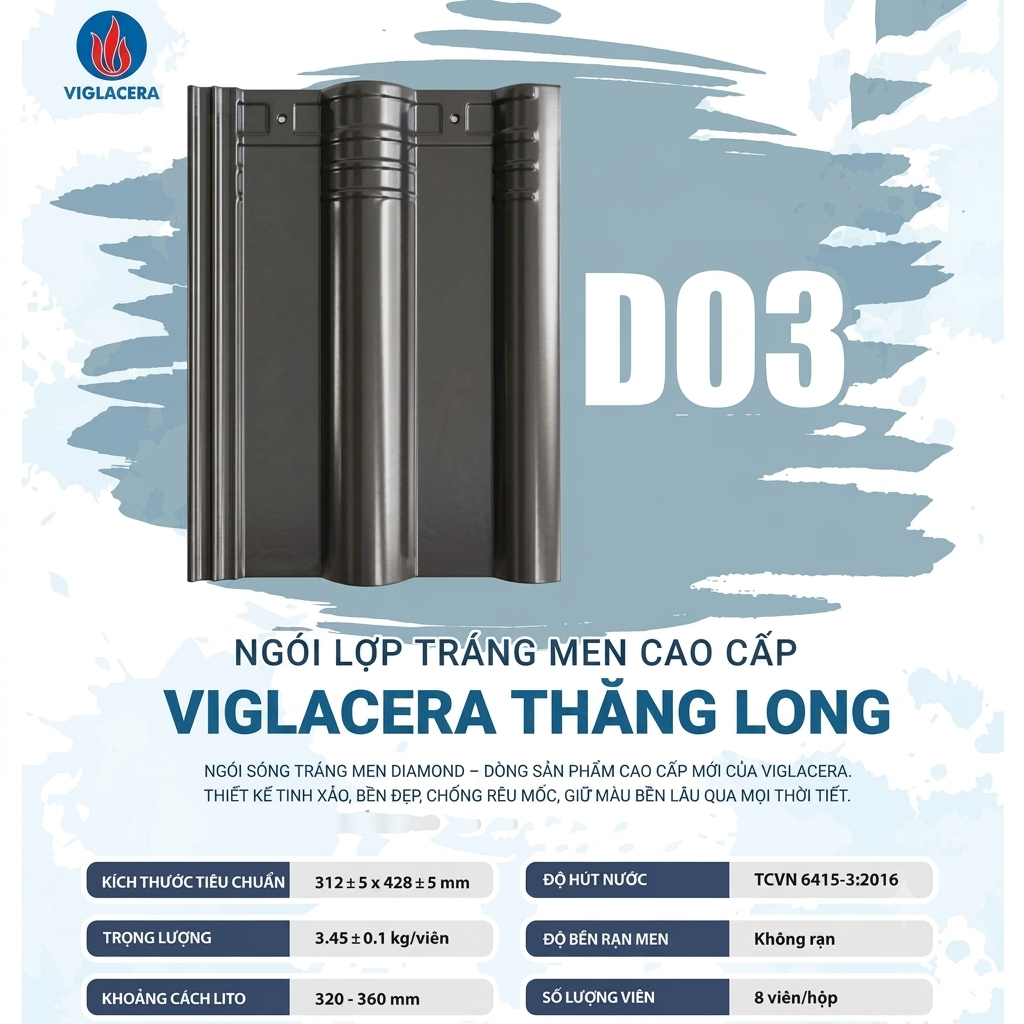 Ngói tráng men cao cấp